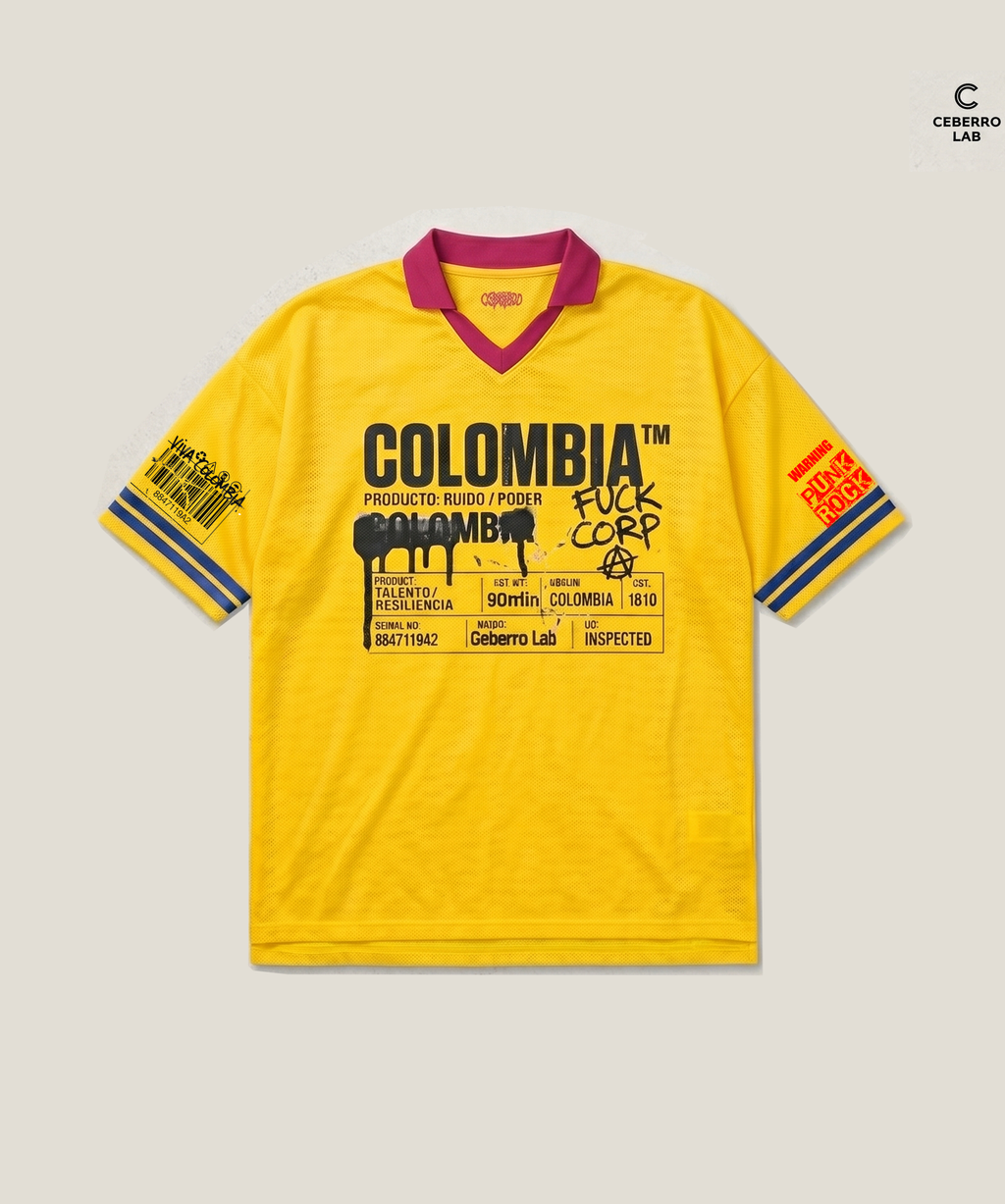 Colombian Soccer Punk Tee