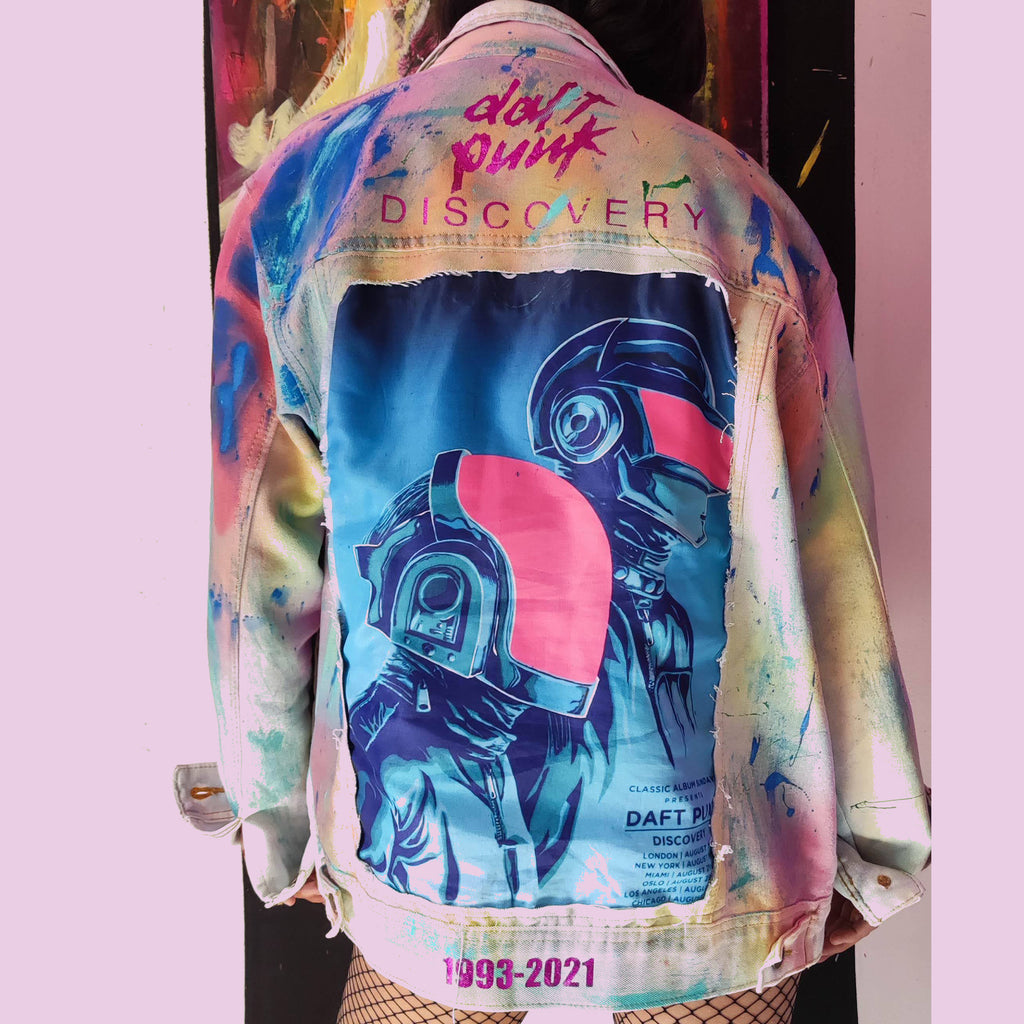 Daft Punk Inspired denim Jacket