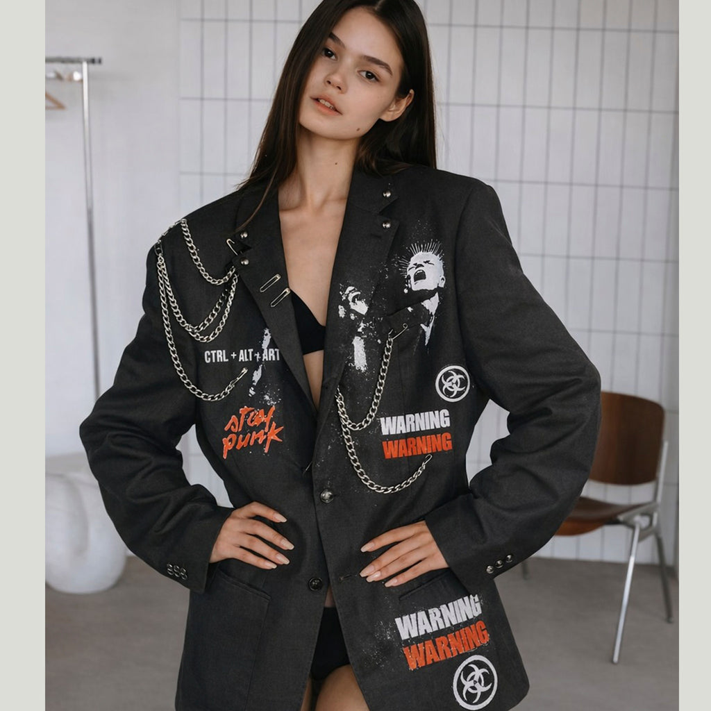 Punk Blazer Grey
