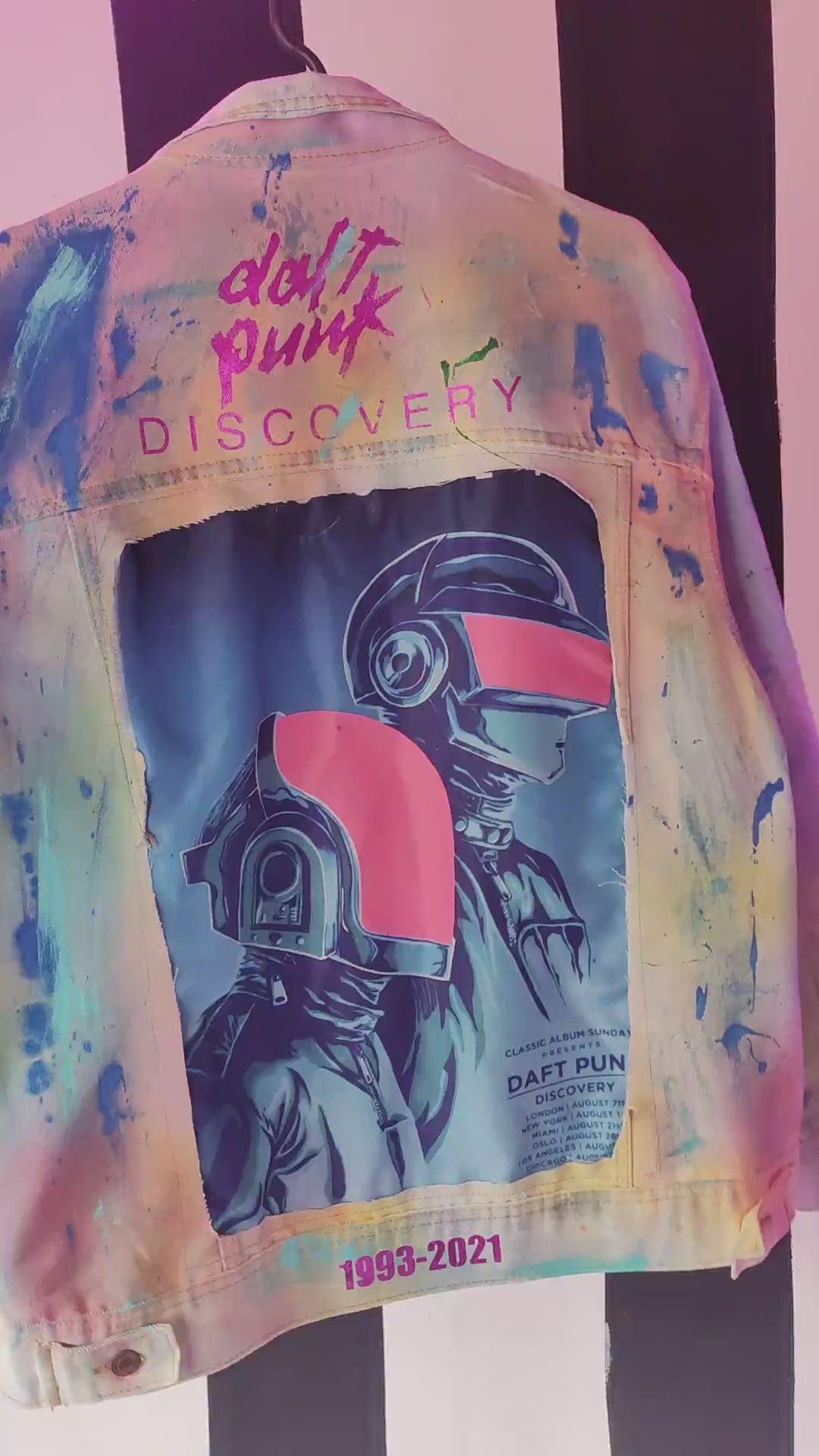 Daft Punk Inspired denim Jacket